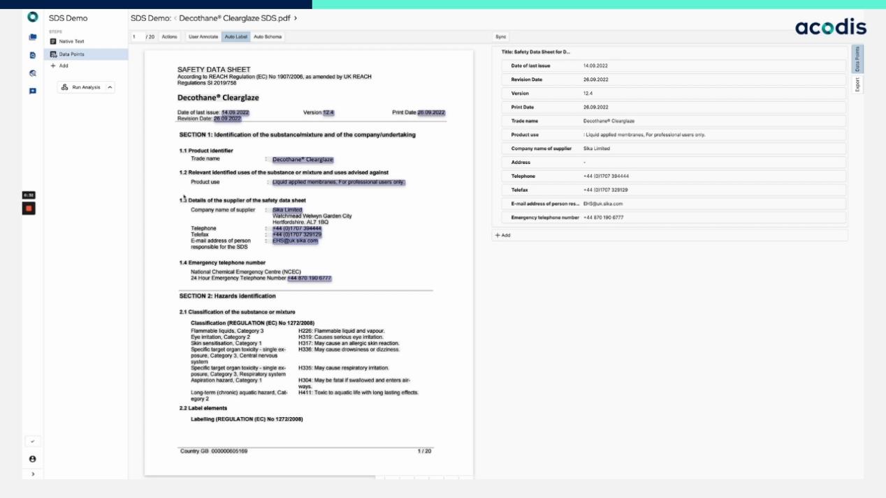 瑞士信息与通信科技公司Acodis基于人工智能开发智能文档处理平台，数秒内即可完成任意文档向结构化数据的转换 | 瑞士创新100强
