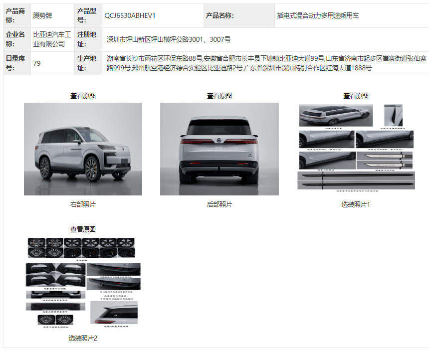 腾势N9正式申报！国产三巨头要暴揍BBA