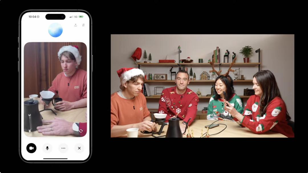 ChatGPT 年底重磅第六弹来了，视频通话+屏幕共享全都有，还有一个圣诞彩蛋