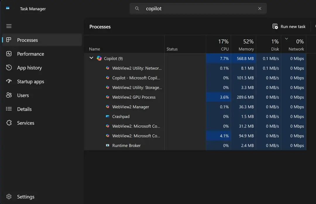 微软全新原生 Copilot 应用被指是 Edge 套壳：从 PWA 转向“原生”，内存占用却飙升至 1GB