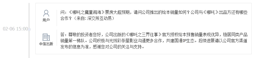 中信出版：《哪吒之三界往事》官方授权绘本预售销量表现优异