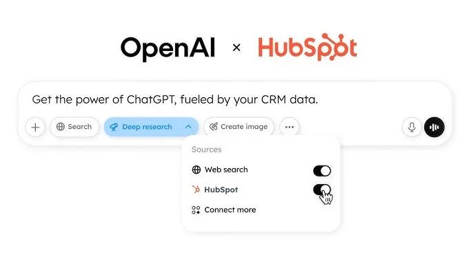 HubSpot 与 ChatGPT 合作推出首个 CRM 深度研究连接器