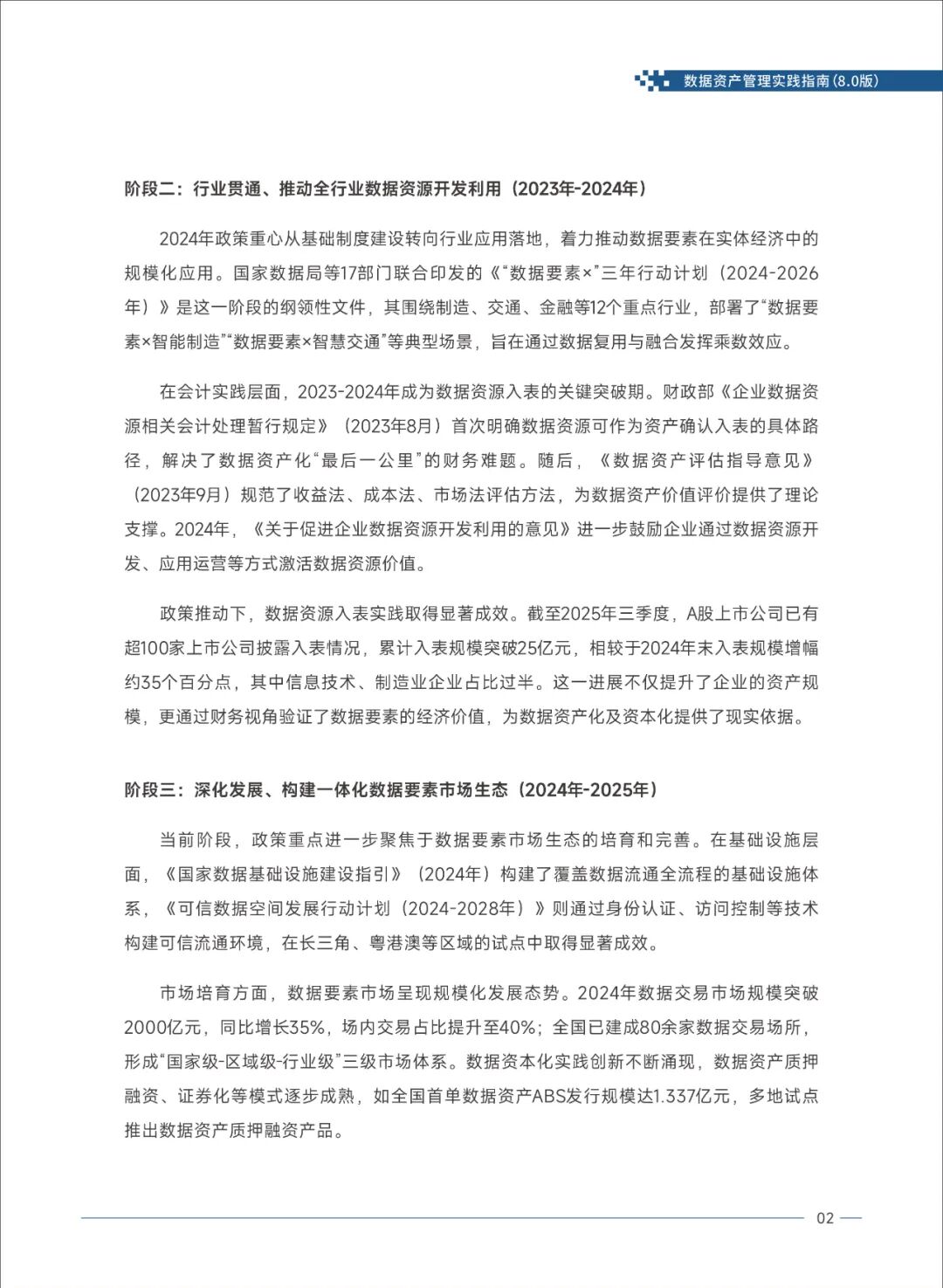 《数据资产管理实践指南（8.0版）》发布：数据价值化“三级跳”路径首次系统阐述 数据资产管理 数据价值化 数据入表 资本化 第8张