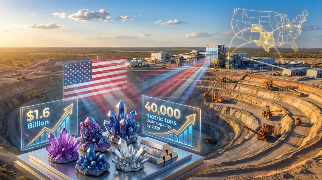 USA Rare Earth Gets $1.6B Commerce Department Funding Deal