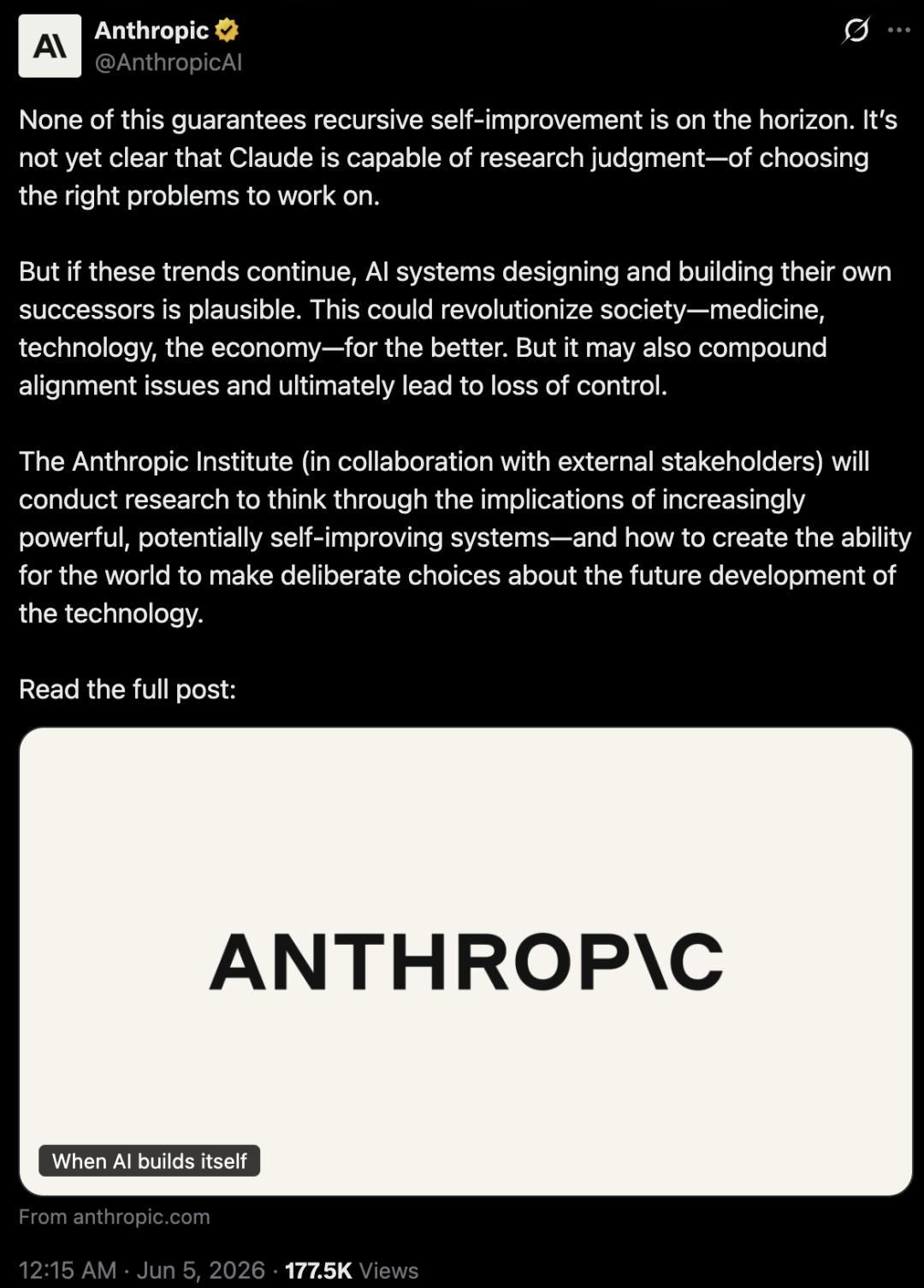 突发！Anthropic呼吁全员停止AI研究